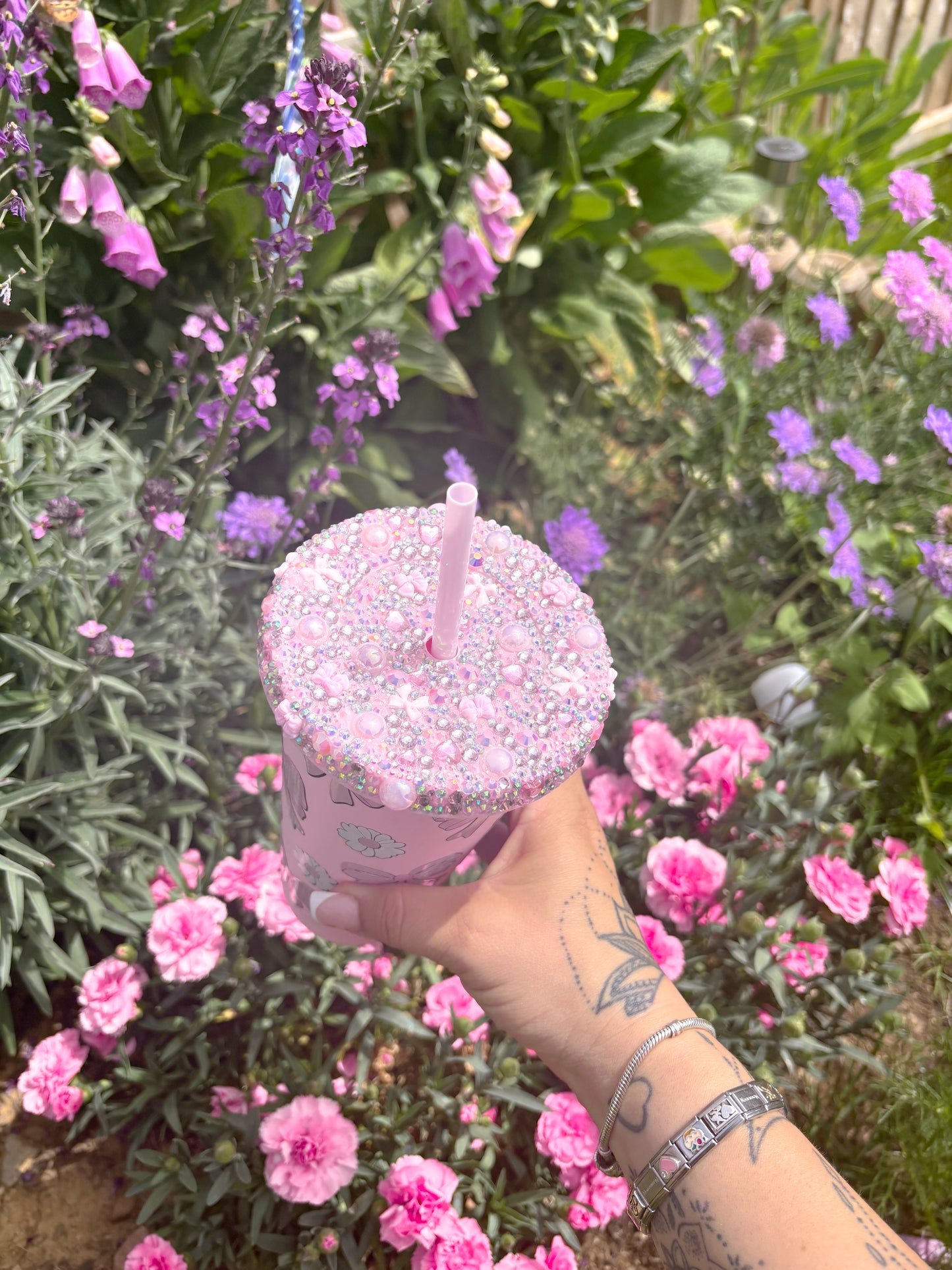 Bows & Daisy 24oz Cold Cup