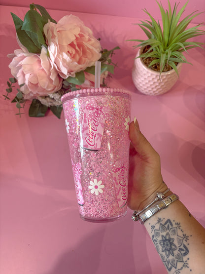 Coca Cola 16oz Snowglobe Tumbler