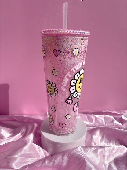 Don't Trip 24oz Snowglobe Tumbler