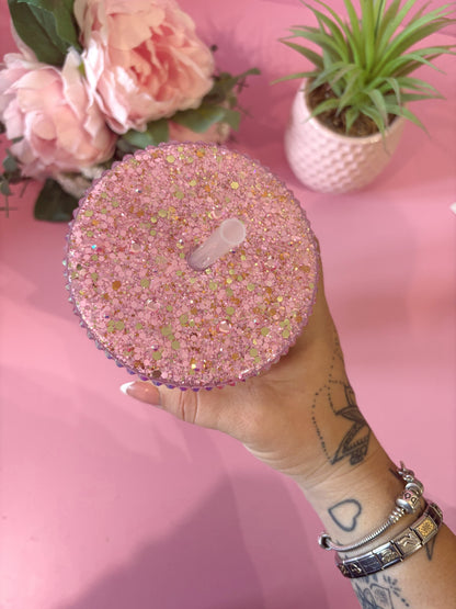 Iced Coffee Addict 16oz Snowglobe Tumbler