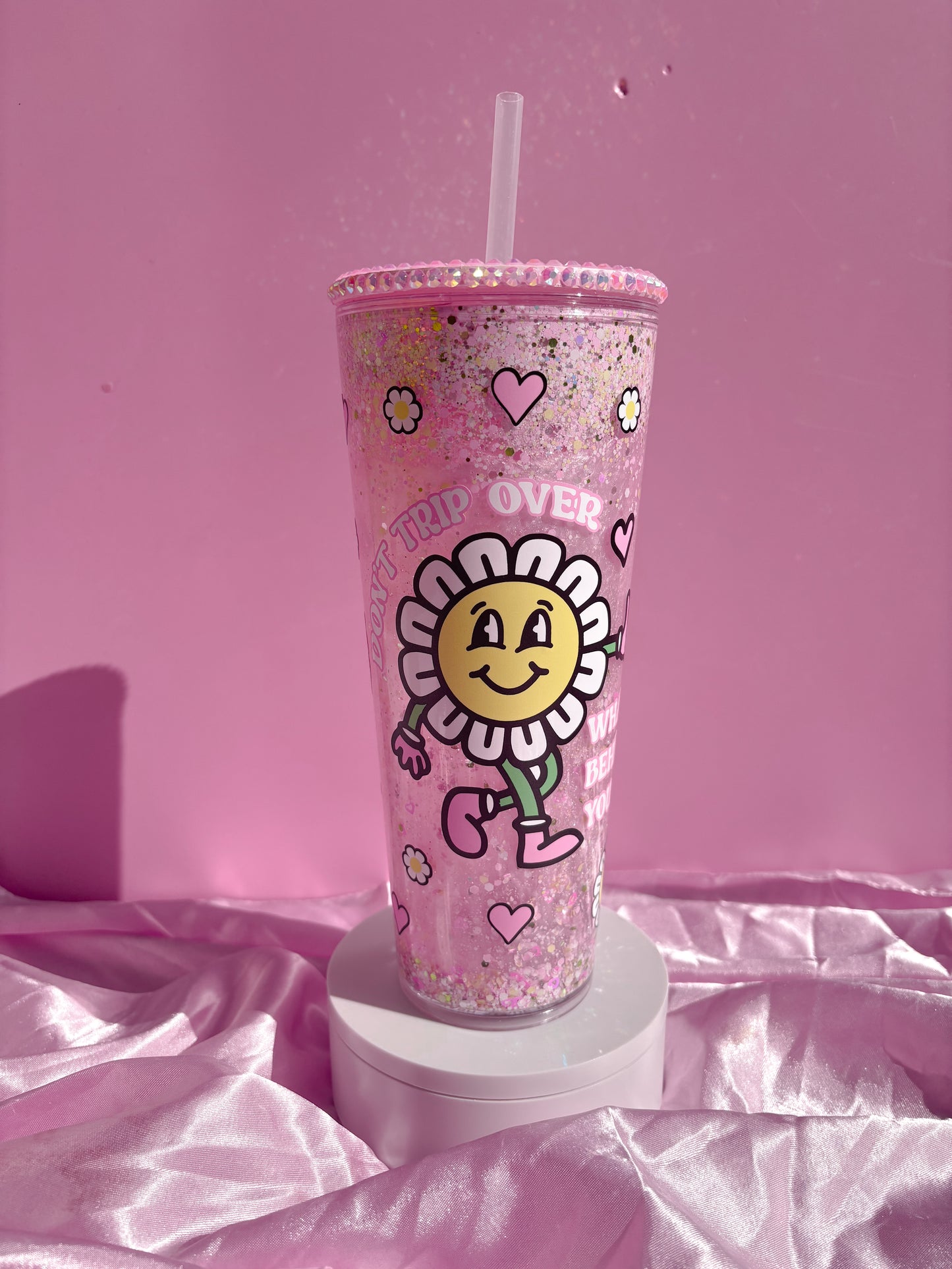 Don't Trip 24oz Snowglobe Tumbler