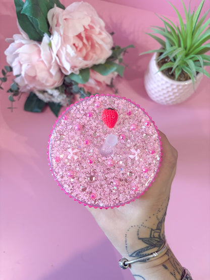Bows & Berries 16oz Snowglobe Tumbler