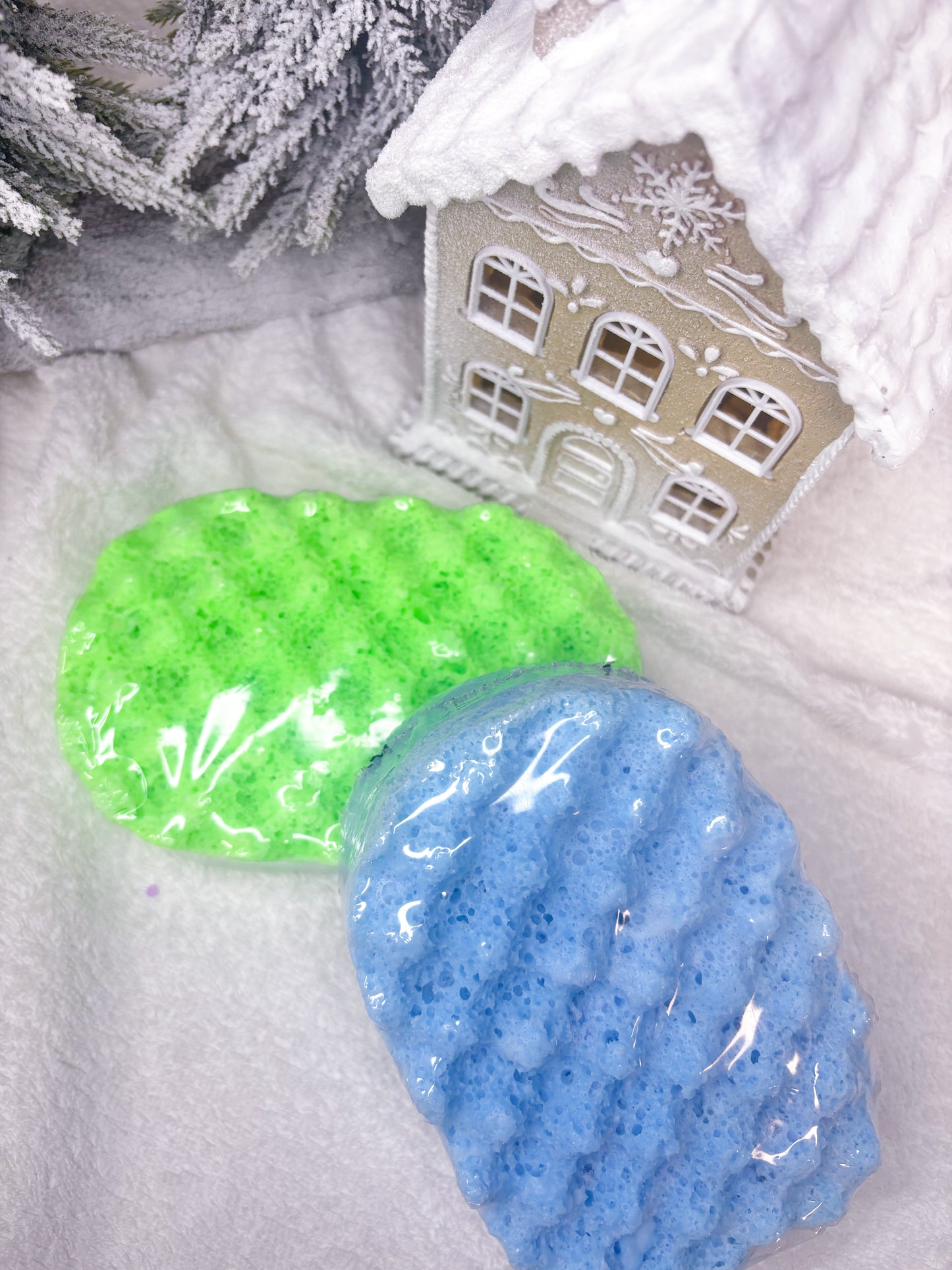 Christmas Soap Sponge (Various Scents)